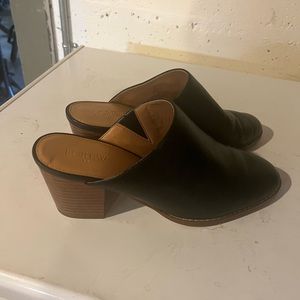 J. Crew mules size 9 worn twice